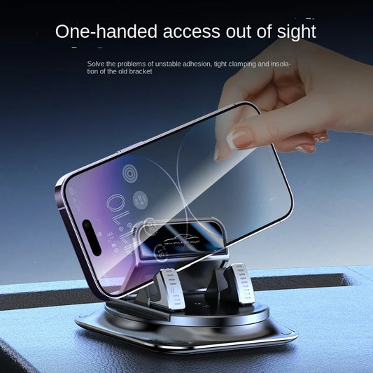 360° Mech-Style Car Dashboard Phone Mount – Secure Navigation Holder