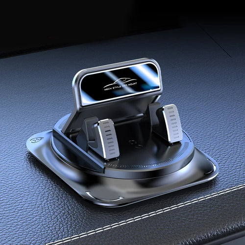 360° Mech-Style Car Dashboard Phone Mount – Secure Navigation Holder