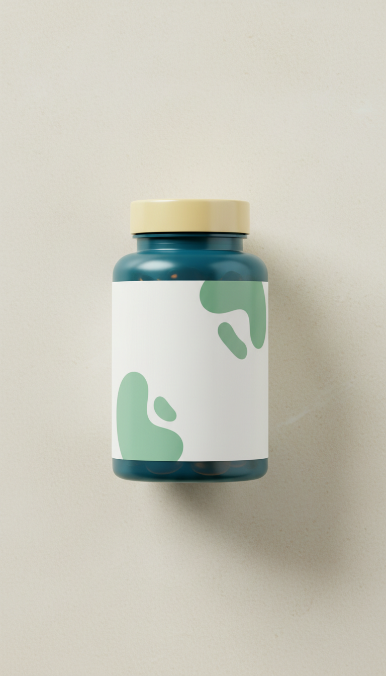 Omega-3 Softgel Capsules with Clear Labeling