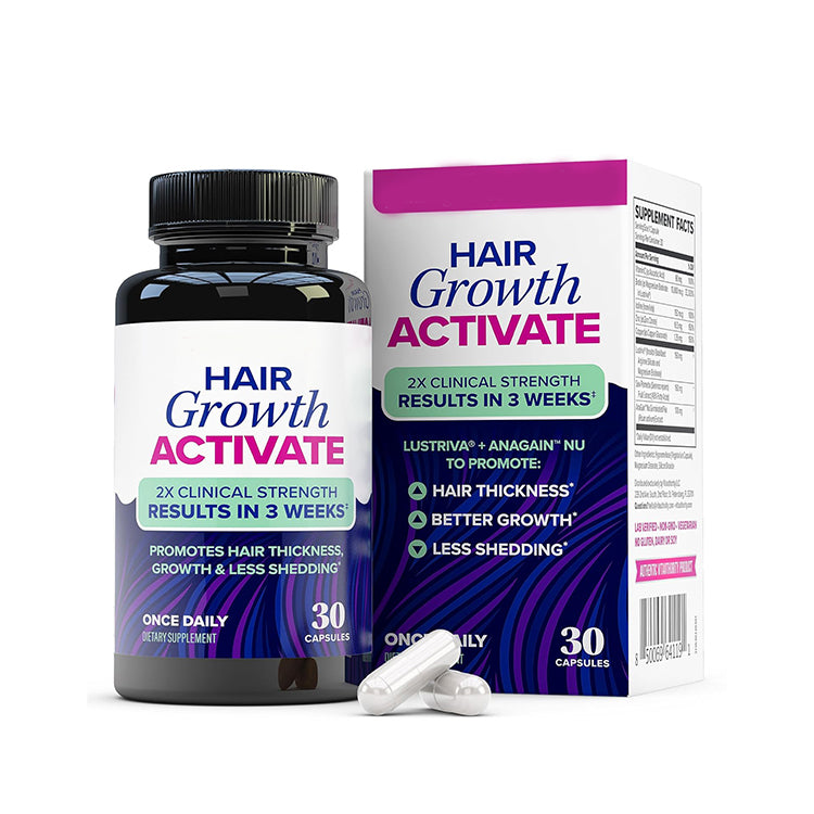Vitauthority Hair Growth Activate Capsules – 2X Clinical Strength (30 Count)