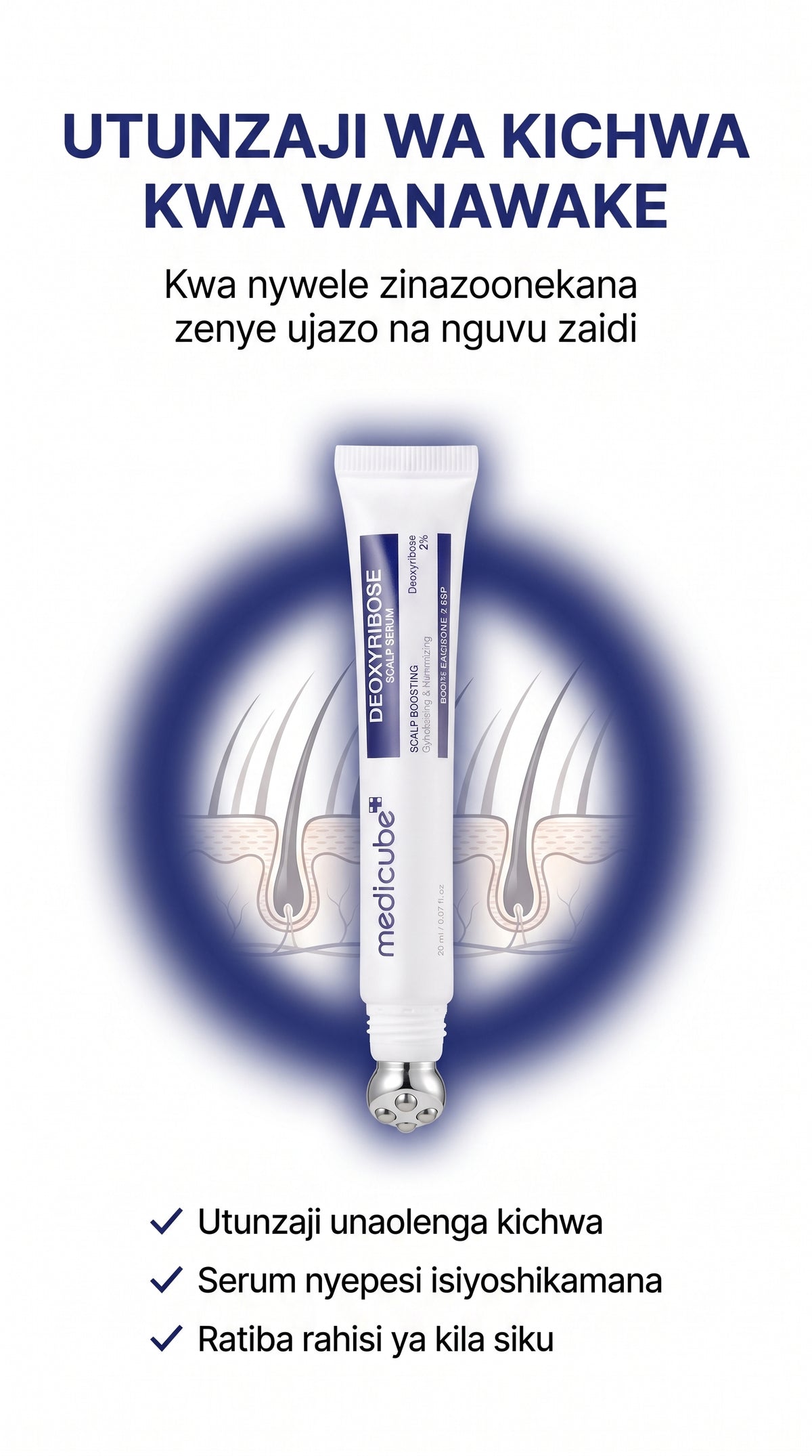 Medicube Deoxyribose Scalp Serum – 2% Scalp Boosting & Volumizing (20ml)
